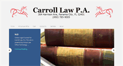 Desktop Screenshot of carrolllawonline.com