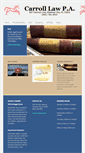 Mobile Screenshot of carrolllawonline.com