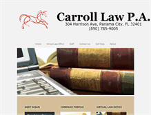 Tablet Screenshot of carrolllawonline.com